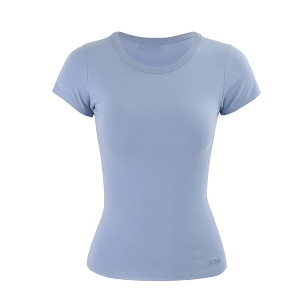킴서울 111 MOON SHORT SLEEVE BABY BLUE