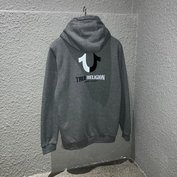 트루릴리전 털기모 후드집업
