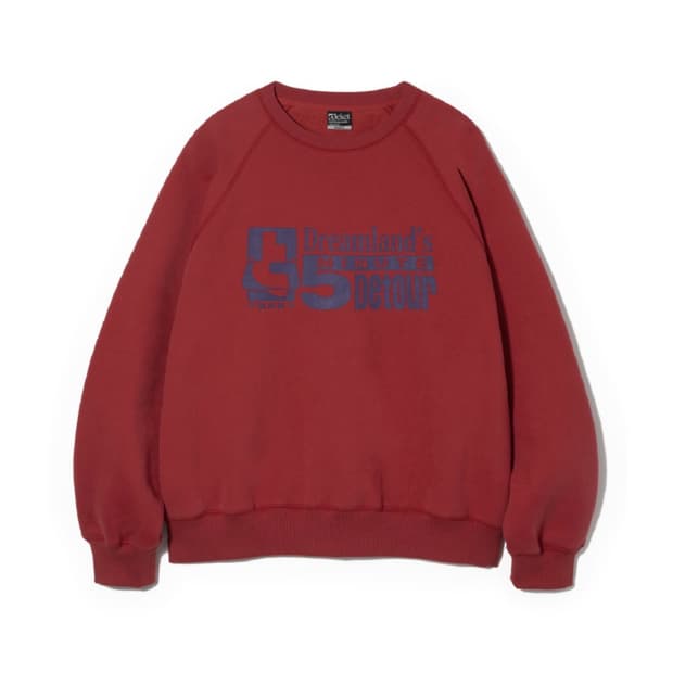 테켓 Minute Sweatshirt Red m사이즈