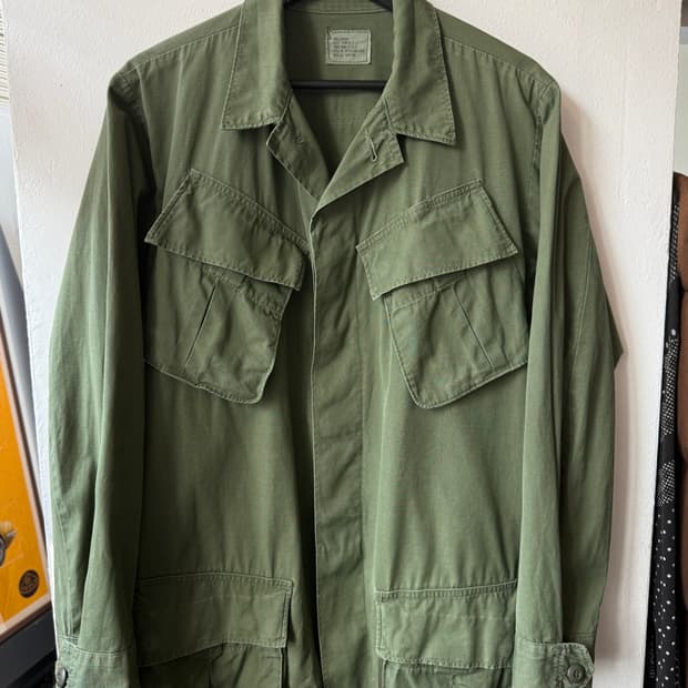 1968 Vietnam OG 정글 퍼티그 Jacket S/R