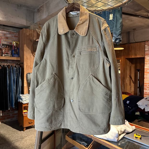 80s USA LL Bean 빈티지 엘엘빈 HBT 헌팅 자켓
