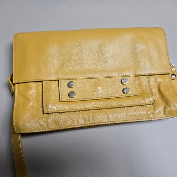 베라카미 파리스 - 옐로우 가죽 크로스백 [정품]