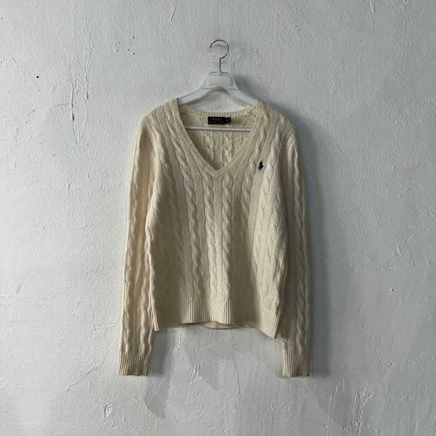 폴로랄프로렌 울캐시미어 니트 여성S