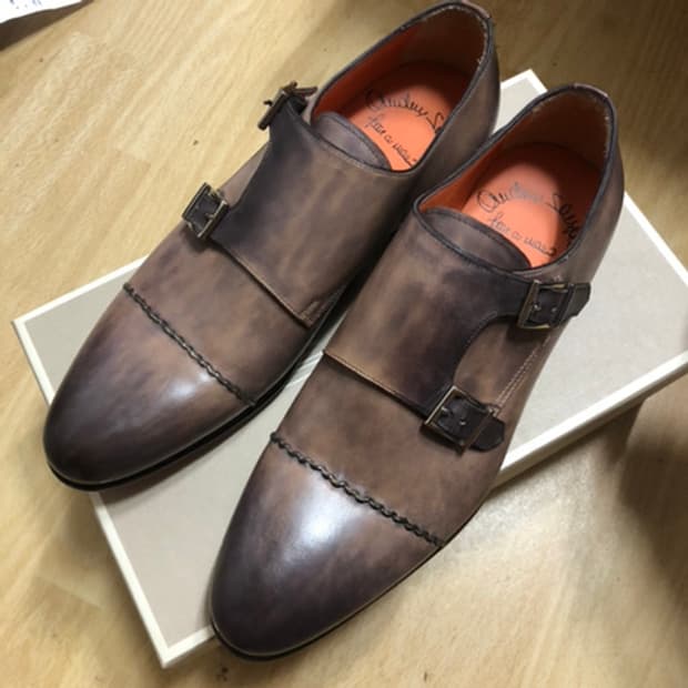 SANTONI 산토니 더블몽크 구두