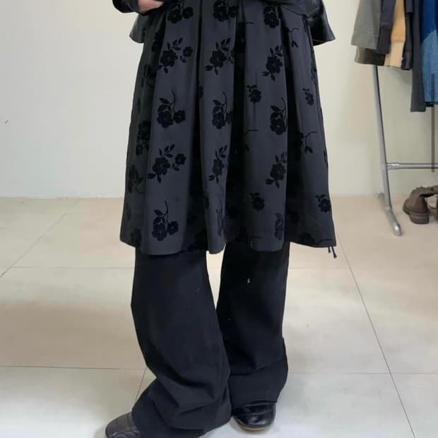 피쉬룸 빈티지 스커트