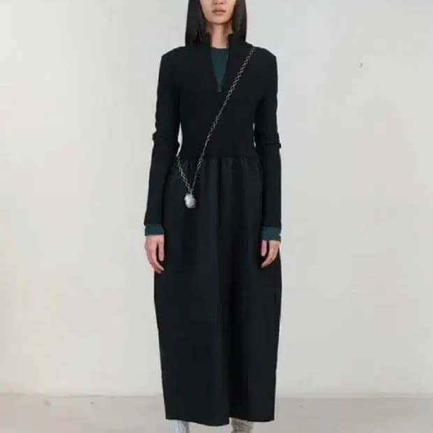 아모멘토 져지 원피스
