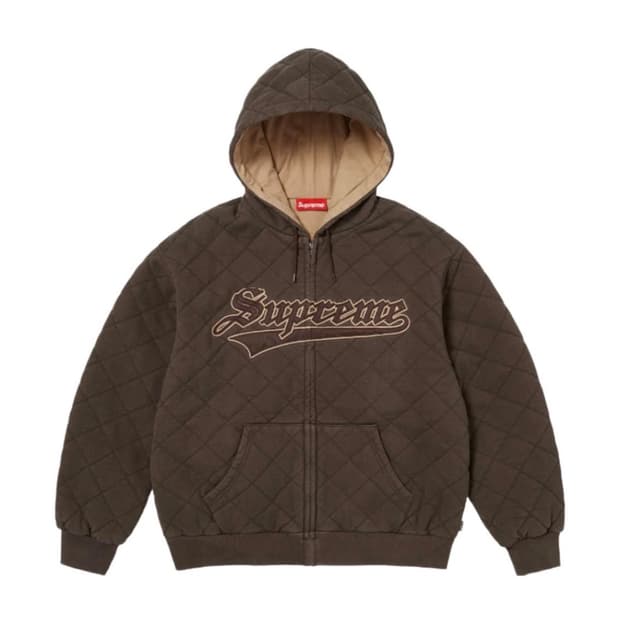 슈프림 퀼티드 브라운 xl 구매합니다
