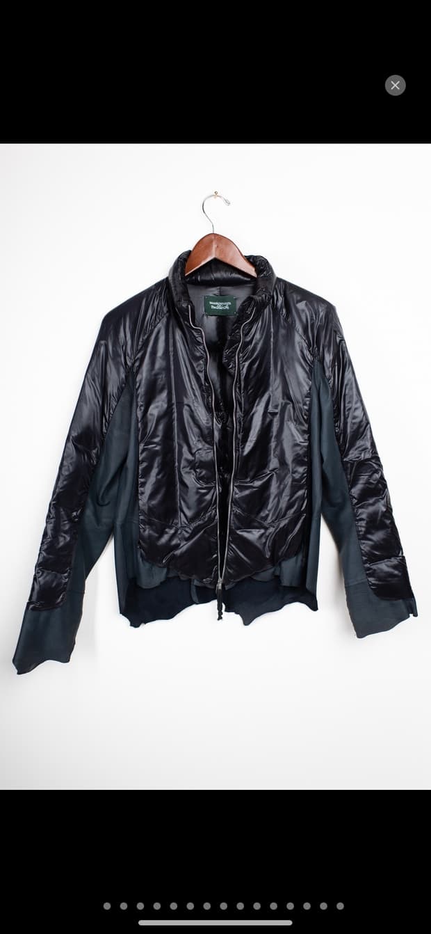 타카히로 미야시타 더 솔로이스트 12aw 사슴가죽 패딩