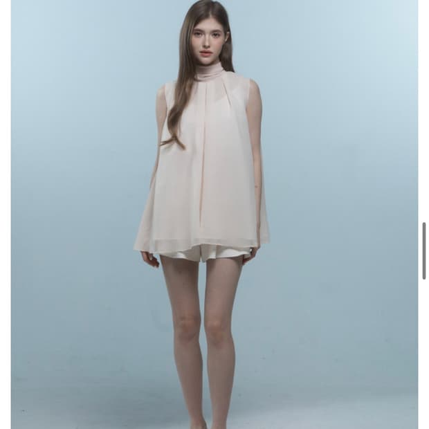 리즈 착용)퍼제인 Marseille Chiffon Blouse 블라우스