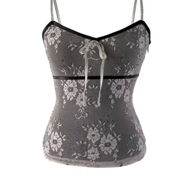 드라이로즈 WILD FLOWER MESH TOP (SORA)