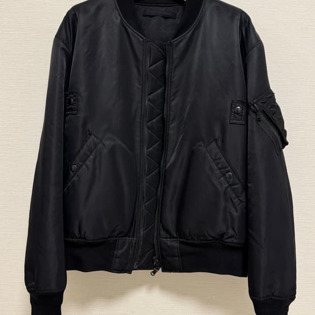 스펙테이터 x 느린양반 ma-1 에어맨2 자켓 블랙 m