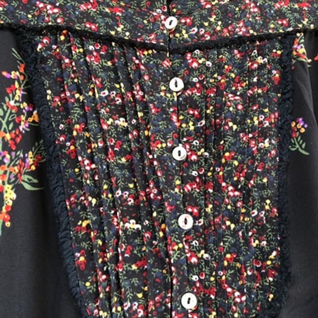 써스데이아일랜드 플라워 롱원피스