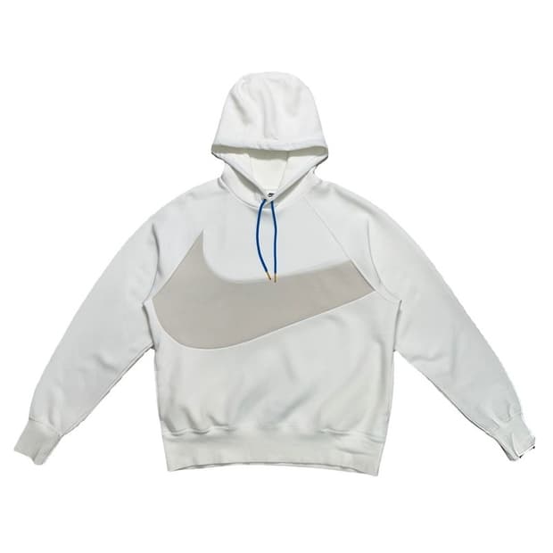 나이키 NSW 스우시 테크 플리스 풀오버 후드 아이보리 XL