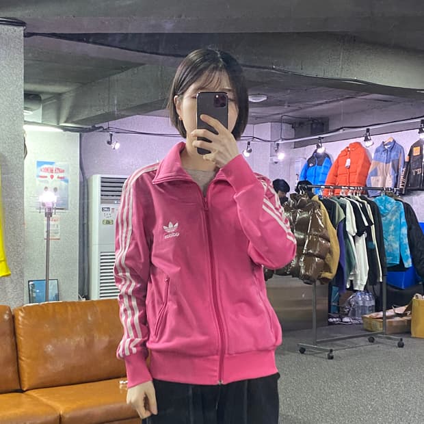 아디다스 빅 파이어버드 핑크 트랙탑 져지 B4198 