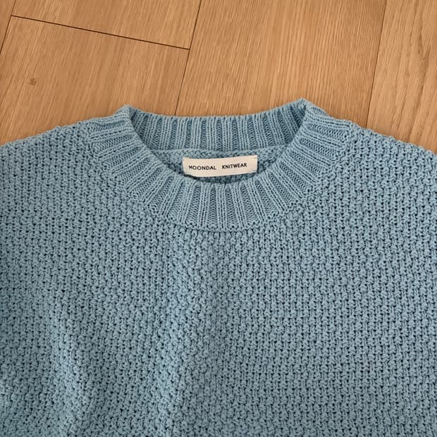 문달 니트 조끼 