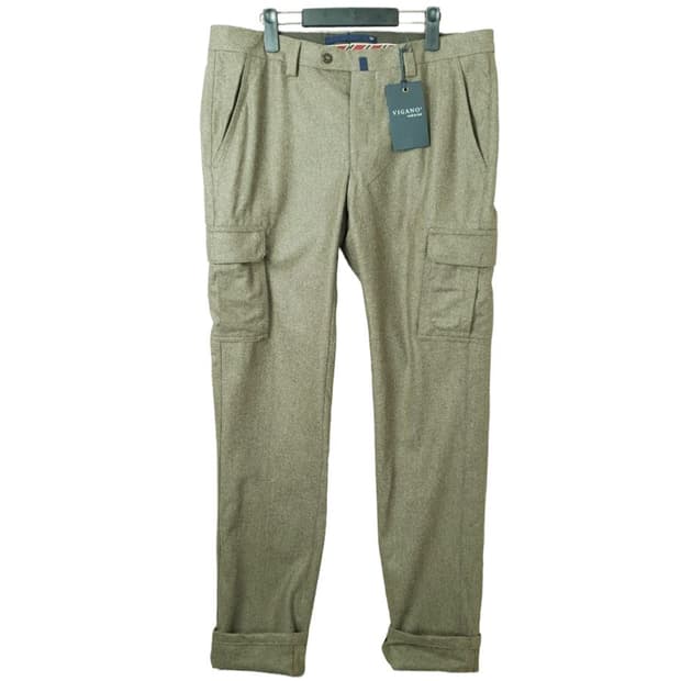 [남52](미사용)비가노 모직 카고 팬츠[Y5C-201]