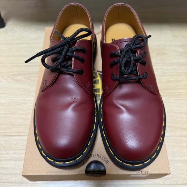 닥터마틴 1461 스무스 체리레드 230