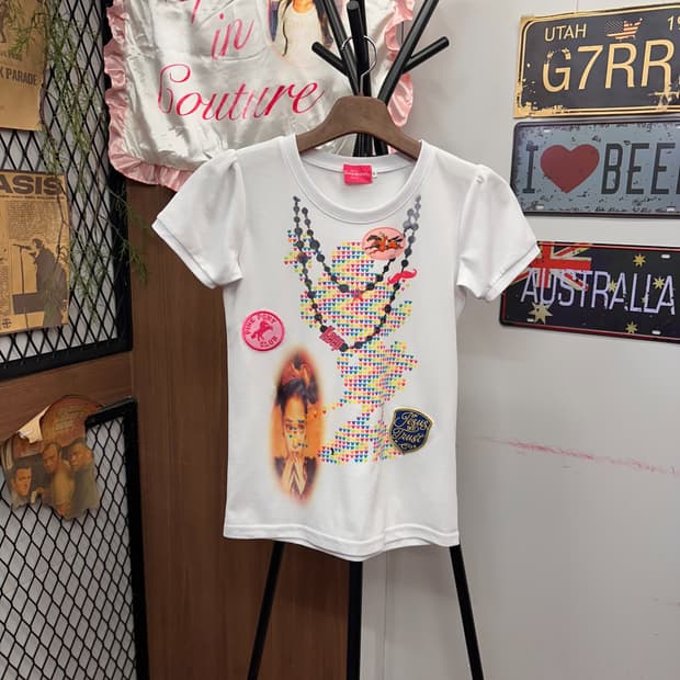 Disney Print Patch Detail T Shirt