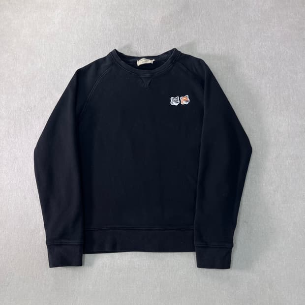 100 메종키츠네 투폭스 맨투맨