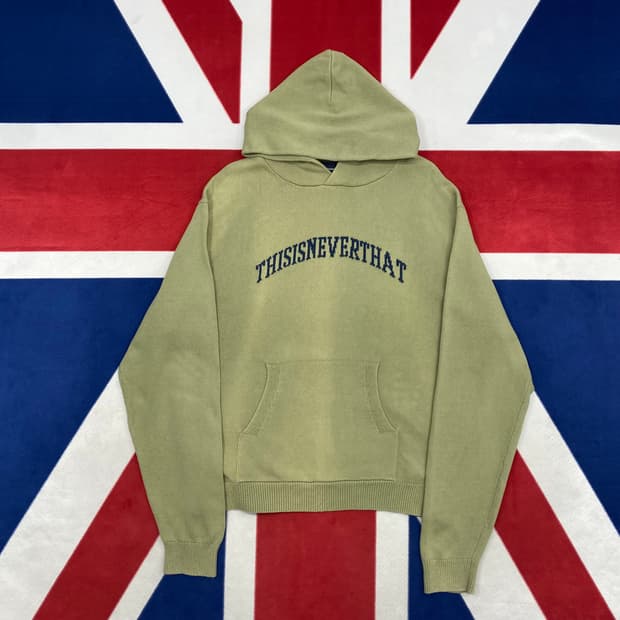 디스이즈네버댓 후드니트 XL 