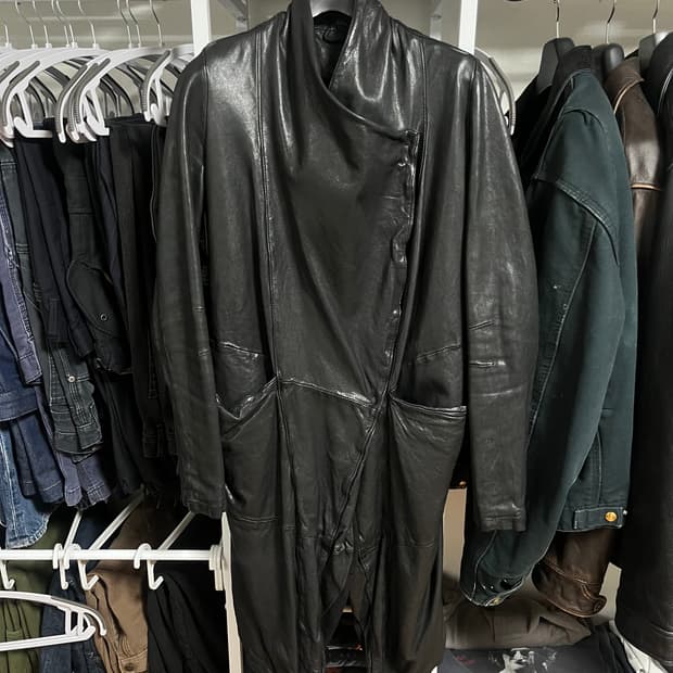 Giorgio Brato Leather Coat