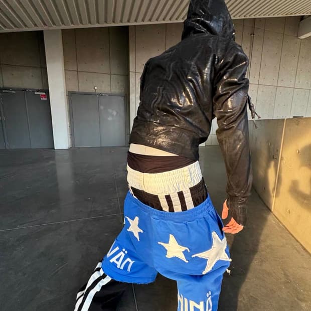 블랙 왁스코팅 자켓 