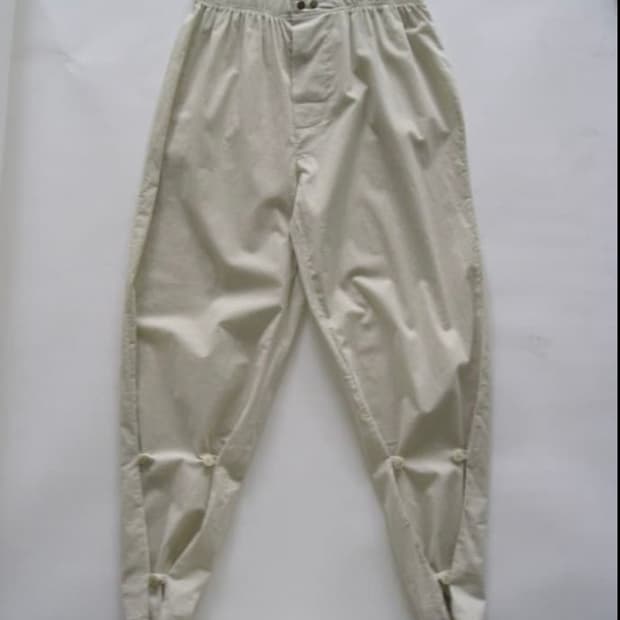 에옹쓰 cotton button pants ivory