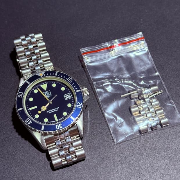 [1990] 태그호이어 980.613B “Deep Matte blue”