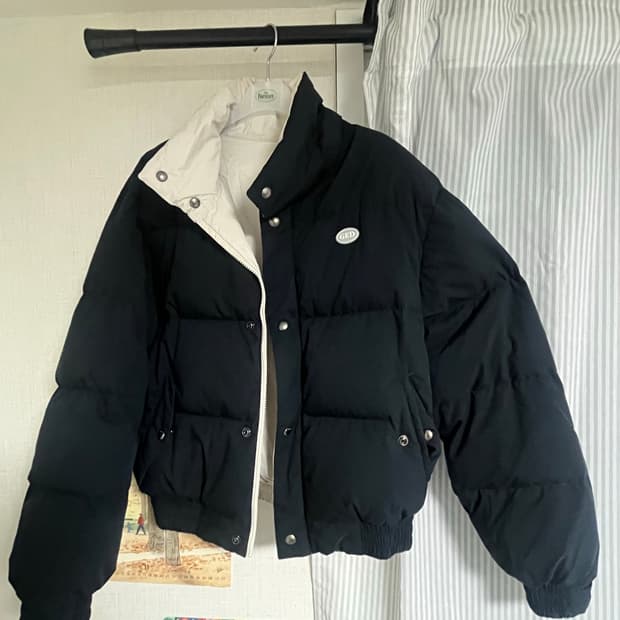 GED 리버시블 패딩 네이비