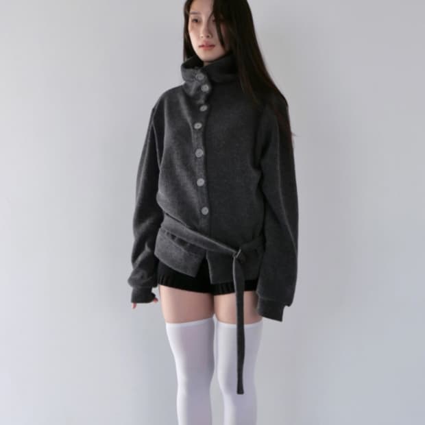 베이비랩 벨트 가디건