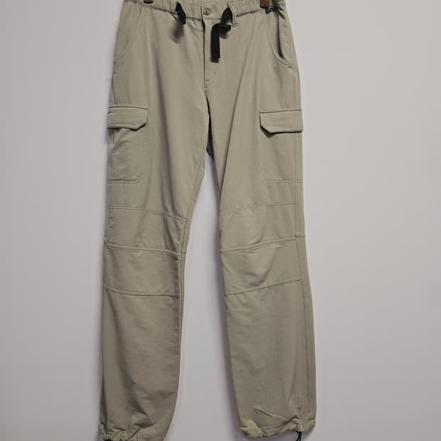 컬럼비아 카키색 카고 조거팬츠