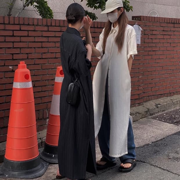 트리밍버드 Seethrough One-piece 시스루원피스 화이트