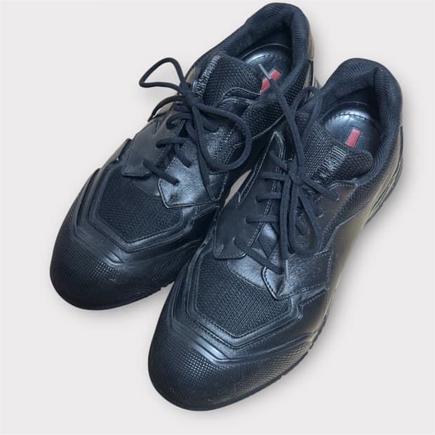 프라다스포츠 폴라리우스 레더 스니커즈