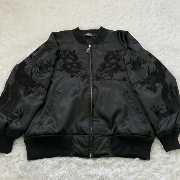 도그타운 블랙 여의주 드래곤 스카잔 o-926 y2k 스트릿 모리 갸루