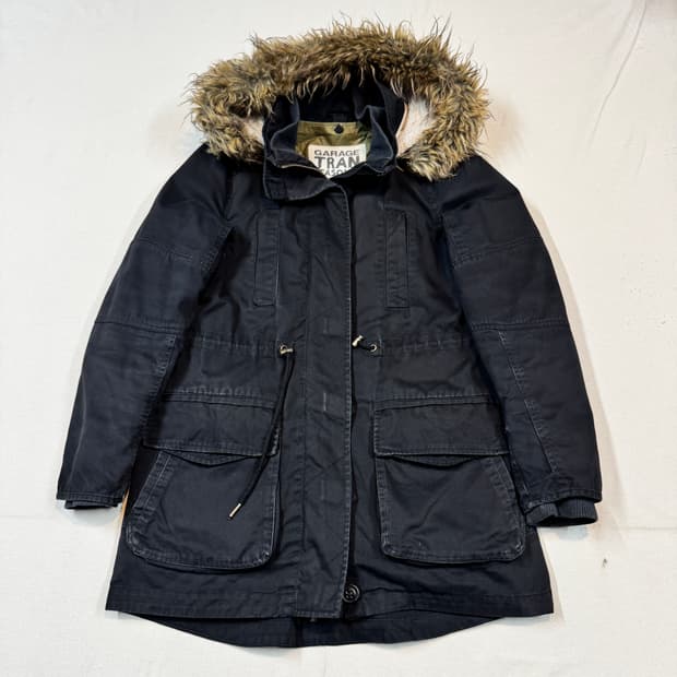 M) GARAGE 개러지 퍼 트리밍 파카 야상 점퍼