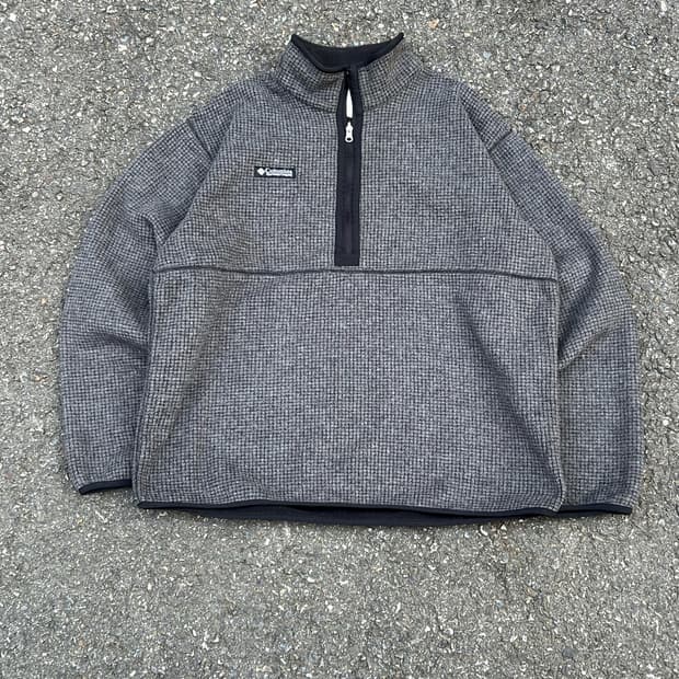 Columbia Half Zip Waffle Reversible