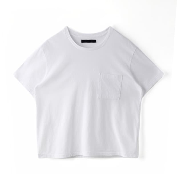 2사이즈 구매) Rough Pocket T Old White