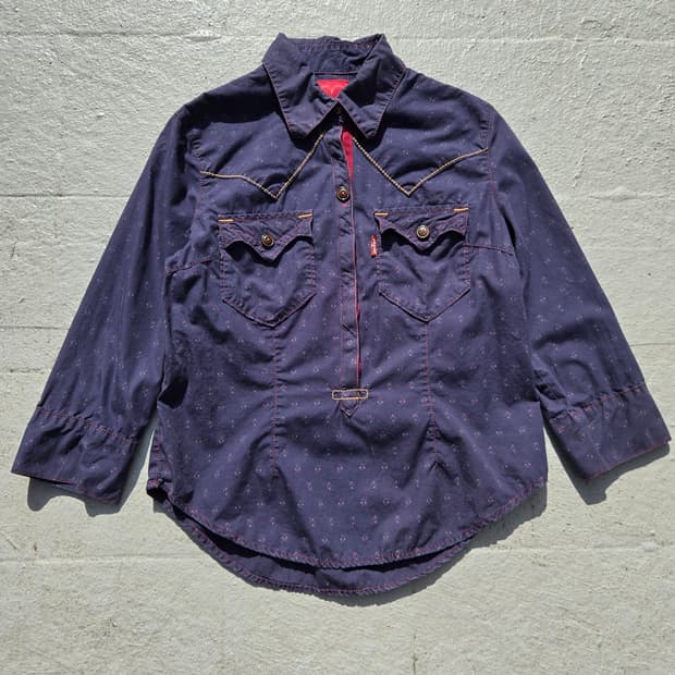 Levis 리바이스 03's 패턴 아노락 셔츠