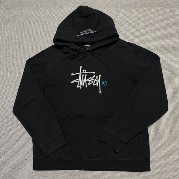 스투시 인터내셔널 베이직 스웻 후드티