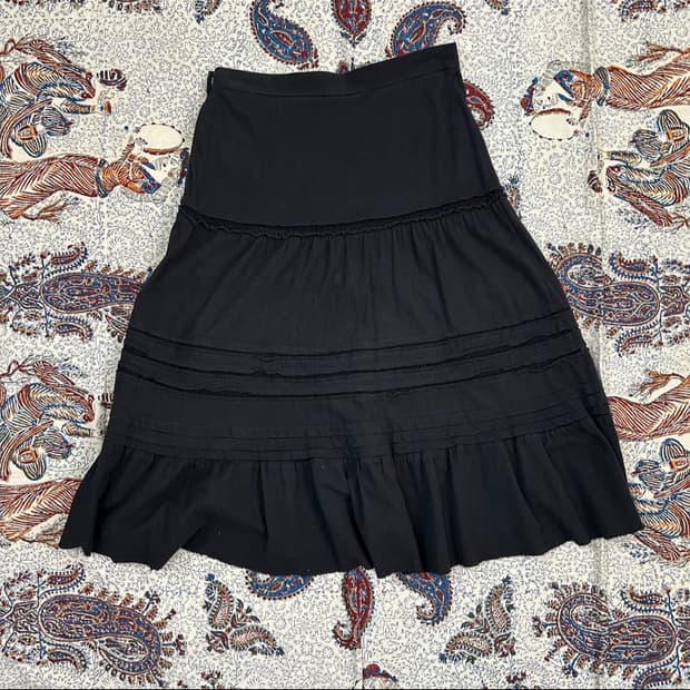 꼼데가르송 트리콧 미디 스커트