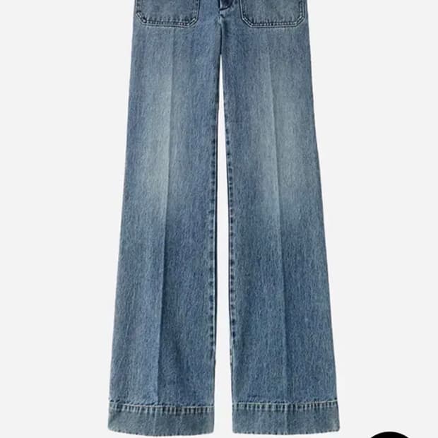 더로랑 미디엄블루와이드데님(M)