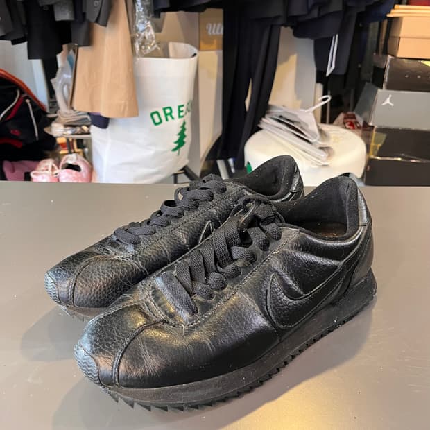 나이키 코르테즈 레더 블랙 (300mm)