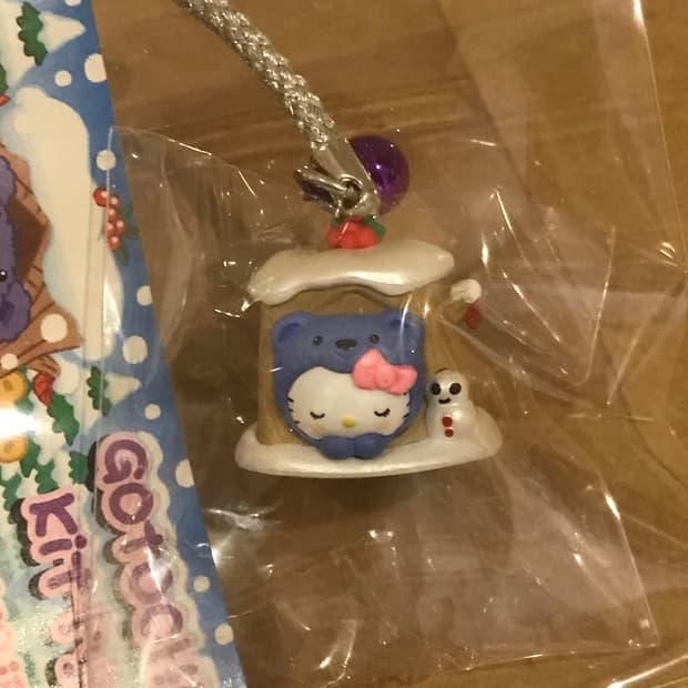 곰돌이 키티 스트랩