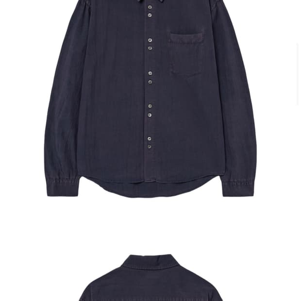 해칭룸 라나셔츠 네이비 3사이즈