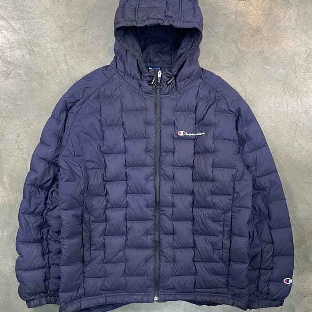 챔피언 후드 경량 패딩