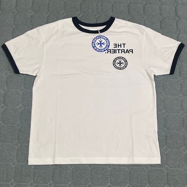 The Partier Ringer Tee (WHITE) 2