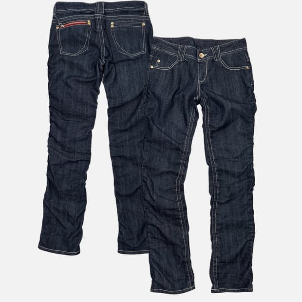 shriing leg stitch jean