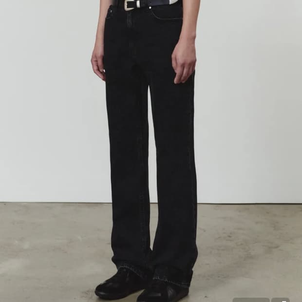 피스워커 블랙필드 흑청 플레어 부츠컷진 29