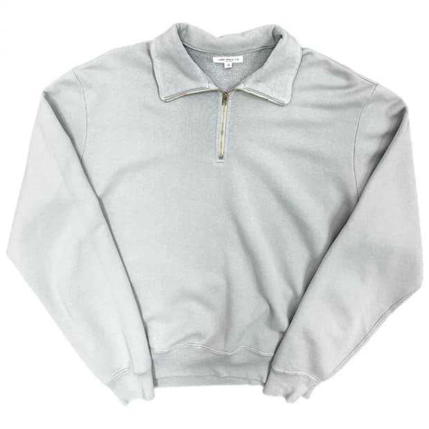 Lady white co 하프 집업 스웨트셔츠 XL