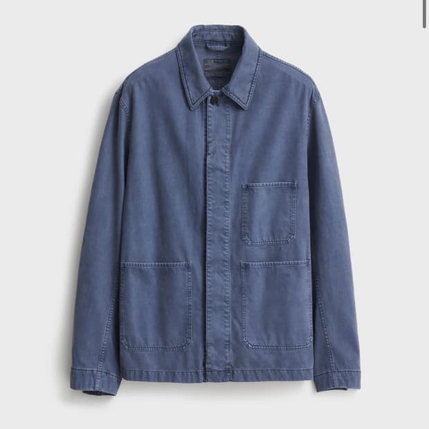 구해요) 포터리 코튼 워크 자켓 블루 2사이즈